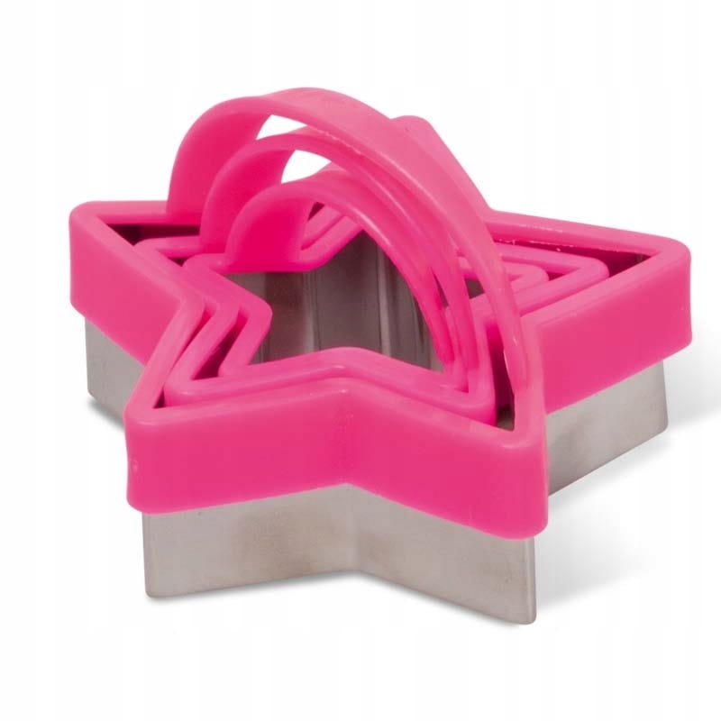Zestaw foremek do wycinania ciastek Gwiazdki | 3 wielkości, 8cm, cm i 5cm