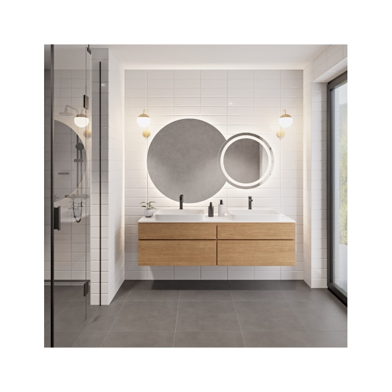 Zestaw luster łazienkowych z podświetleniem - ASTERIA LED