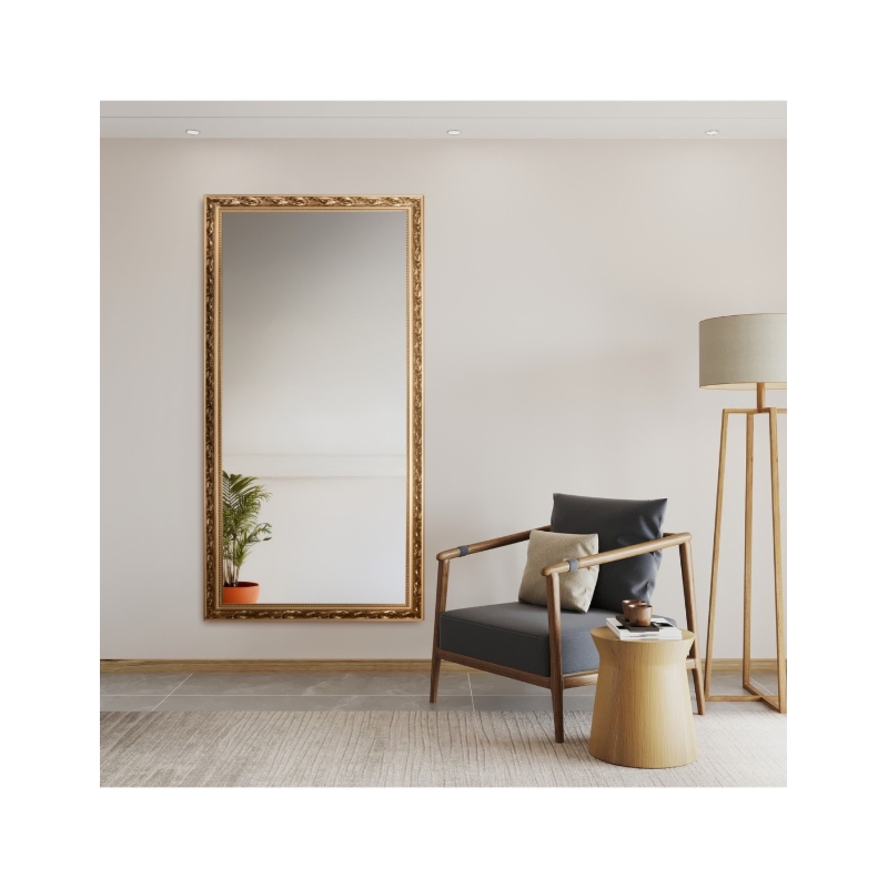 Lustro w ornamentowej zdobionej ramie - 7004001