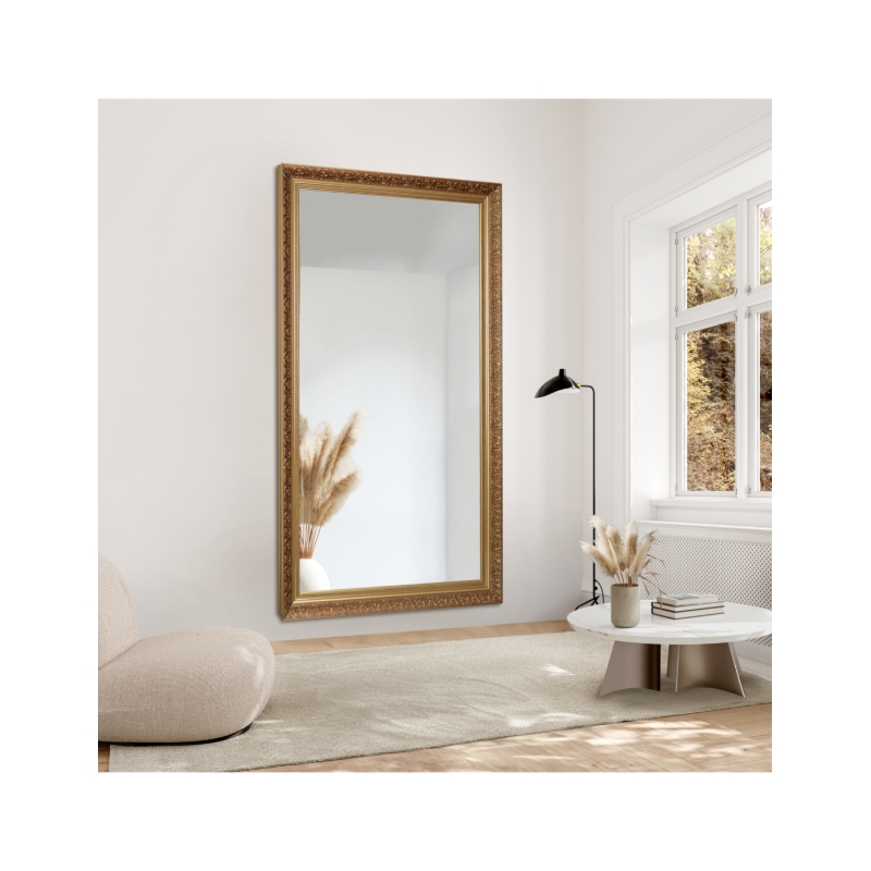 Lustro w bogatej ornamentowej ramie - 6001 - kolor ramy do wyboru