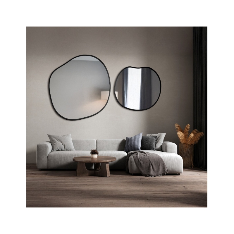 Zestaw luster organicznych w ramie- SODALIT W RAMIE