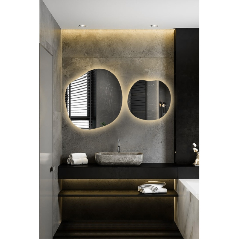 Zestaw luster organicznych z podświetleniem- SODALIT LED