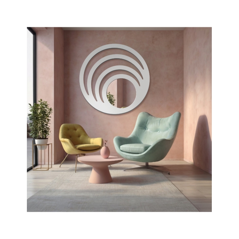 Lustro dekoracyjne w ramie mdf - TESS - kolor ramy do wyboru