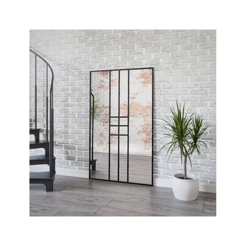 Lustro loft ze szprosami - ZEUS - kolor ramy do wyboru