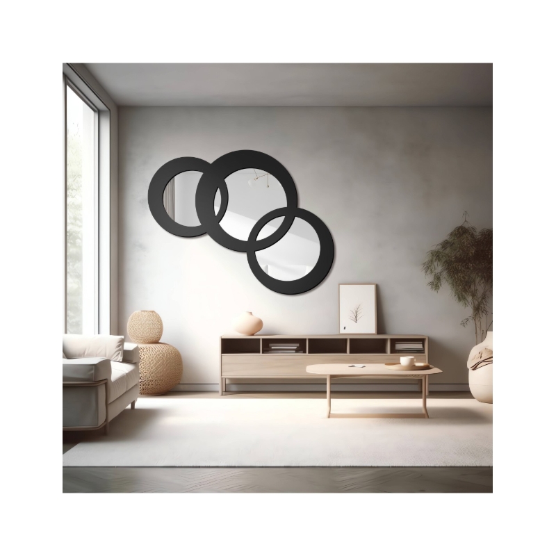 Lustro dekoracyjne w ramie mdf - EWELA - kolor ramy do wyboru