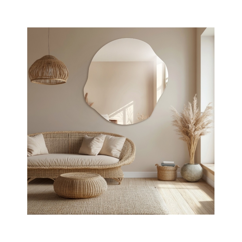 Dekoracyjne lustro o organicznym kształcie - CYRKON