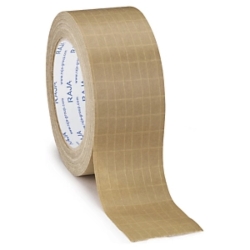 36 x Taśma papierowa RAJA zbrojona 125 g/m2 48mm x 25m