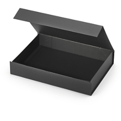 Opakowanie ozdobne zamykane na magnes 375x265x65mm, czarne