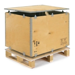 Skrzynio-paleta ze sklejki drewnianej 900 kg do eksportu