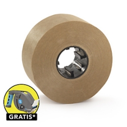 36 x Taśma samoprzylepna papierowa 48mm x 70m do ergonomicznego bezpiecznego dyspensera ZEROTAPE