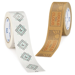 36 x Biała taśma samoprzylepna PP ekonomiczna, 48 mm x 66 m, 1 kolor