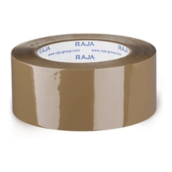 36 x Brązowa taśma samoprzylepna PP ekonomiczna, 48 mm x 66 m, 1 kolor