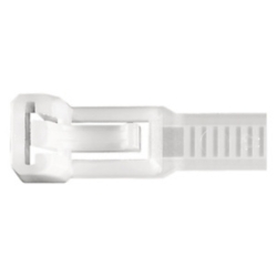Czarna opaska zaciskowa wielorazowa 200x7,6 mm
