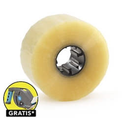 36 x Taśma samoprzylepna PP 48mm x 150m do ergonomicznego bezpiecznego dyspensera ZEROTAPE