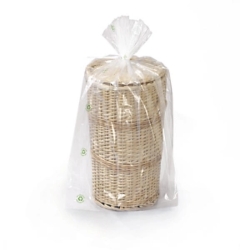250 x Worek foliowy w 100% z recyklingu z zakładkami bocznymi 50 mikronów 400x600x300 mm, 250 sztuk