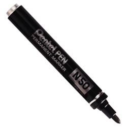 Marker okrągła końcówka czarny