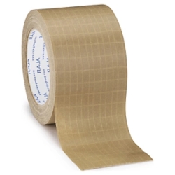 24 x Taśma papierowa RAJA zbrojona 125 g/m2 75mm x 25m