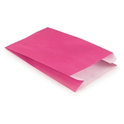 250 x Różowa torebka papierowa na prezent 240x390x75 mm