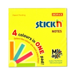 12 x Bloczek samoprzylepny Super Sticky Post-It kolorowy 76x76 mm