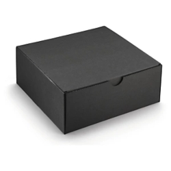 50 x Pudełko prezentowe czarne 185x185x70mm