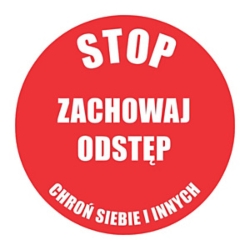 Znak podłogowy Jeden kierunek