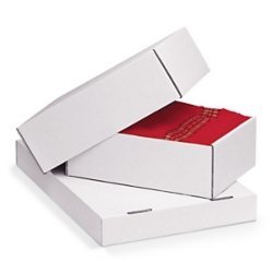 25 x Pudełka teleskopowe białe 305x215x105/180