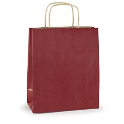 200 x Czerwona torba papierowa 250x320x110