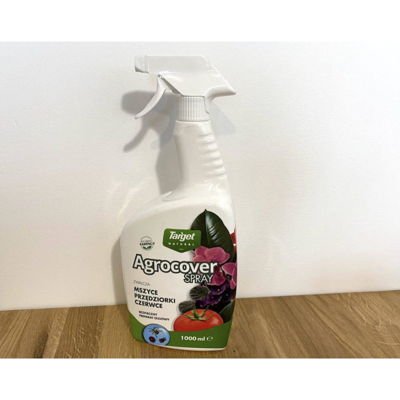Agrocover Spray na szkodniki roślin domowych – mszyce, przędziorki, miseczniki, mączniki, wciornastki – 1 l Target