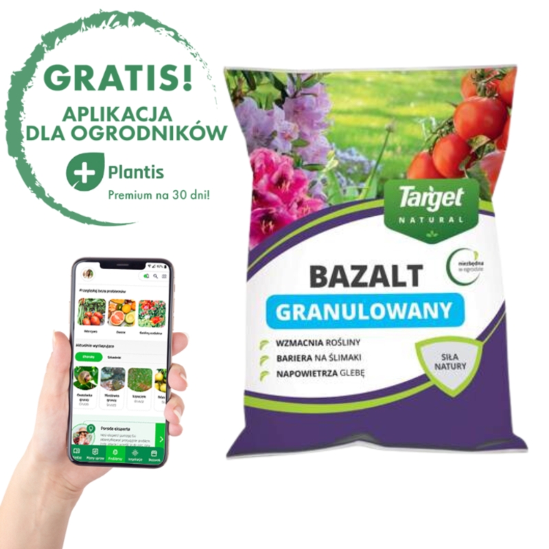 Mączka bazaltowa granulowana – bazalt do warzyw, owoców i roślin ozdobnych – 15 kg Target