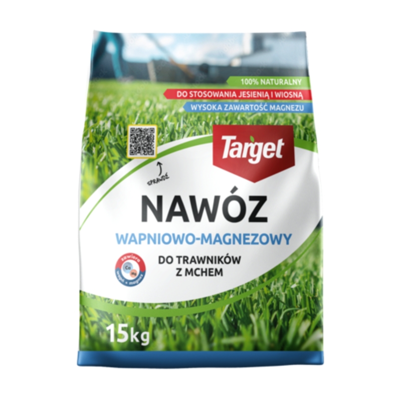 Nawóz Do Trawnika Z Mchem – Wapniowo Magnezowy – 15 kg Target