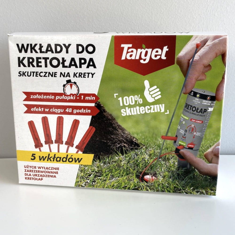 Wkłady do Kretołapa 5 szt. – Jedyna Skuteczna Pułapka Na Kreta