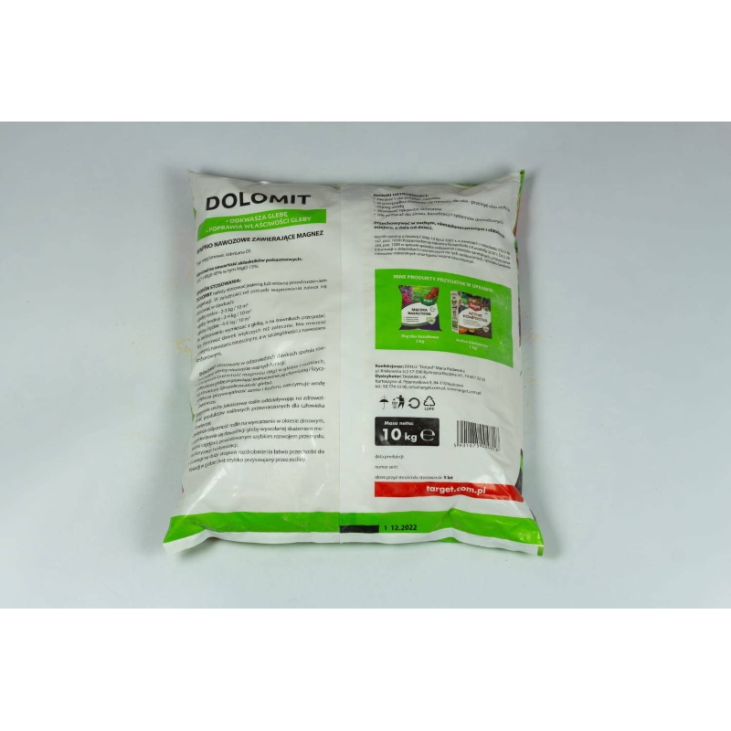 Dolomit w proszku – nawóz do odkwaszania gleby z mikroelementami – 10 kg Target
