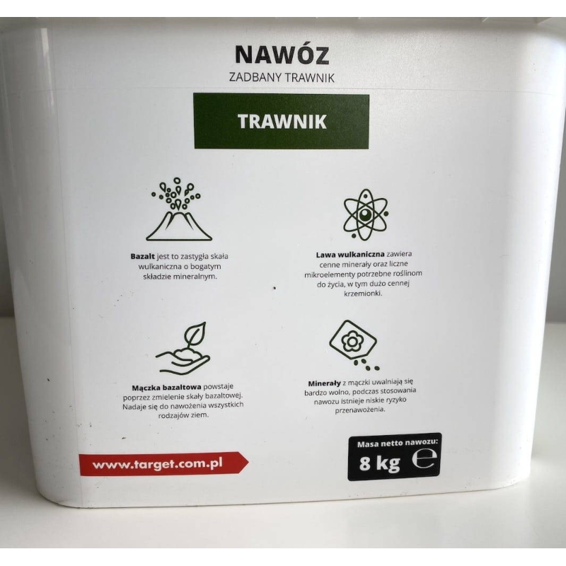 Nawóz Do Trawnika – Z Mączką Bazaltową – 8 kg Target