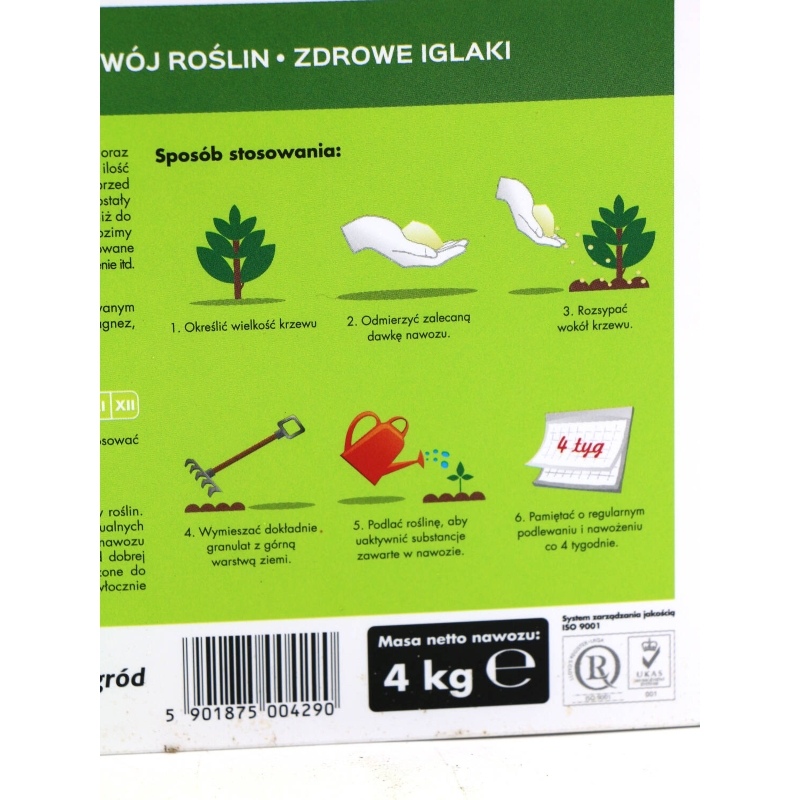 Nawóz do iglaków przeciw brązowieniu igieł – 4 kg Target