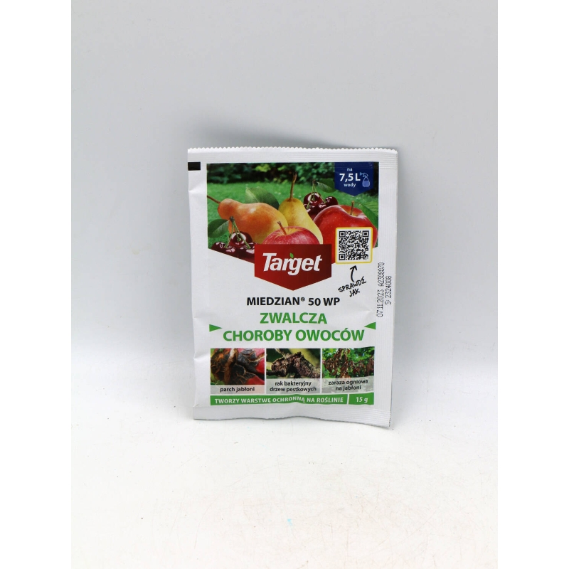 Miedzian 50 WP – Zwalcza Choroby Warzyw i Owoców – 15 g Target