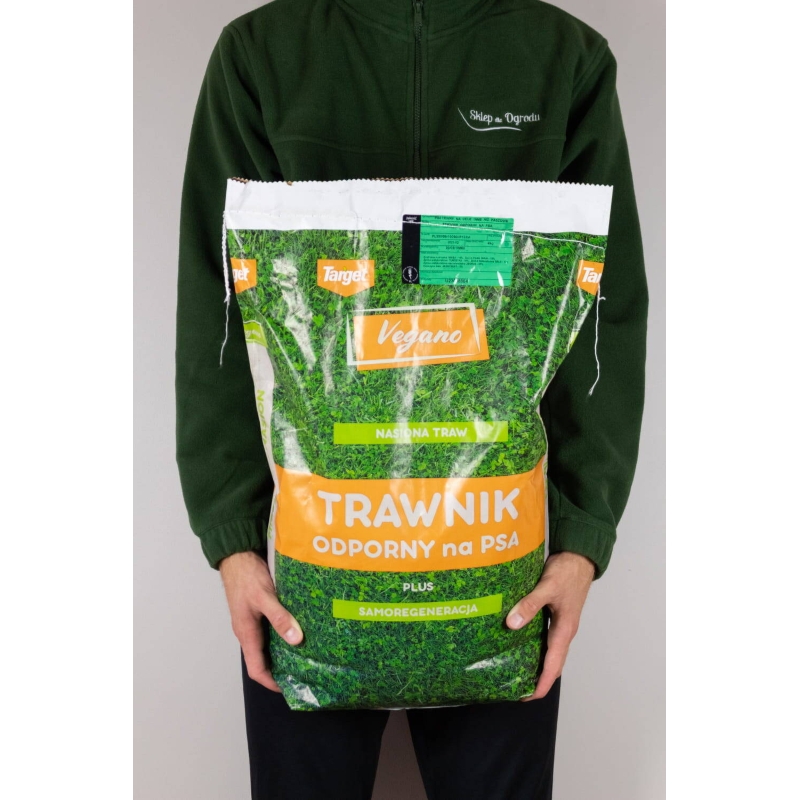 Trawnik odporny na psa – nasiona traw z mikrokoniczyną 4 kg Vegano