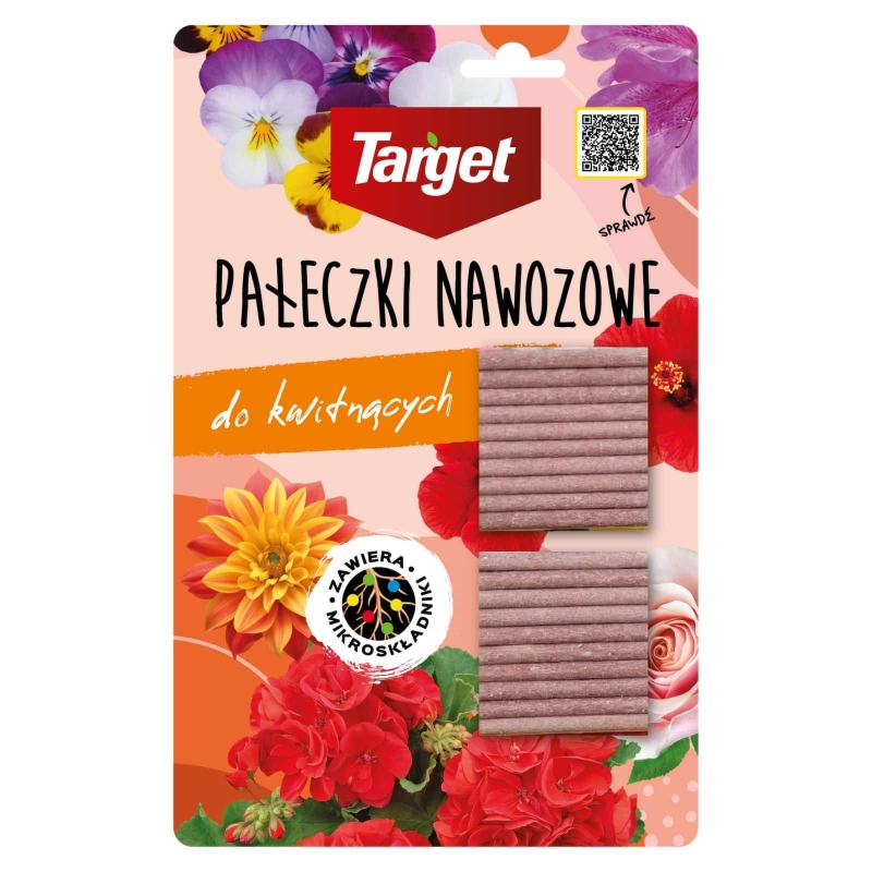 Pałeczki nawozowe do roślin kwitnących – 40 szt. Target