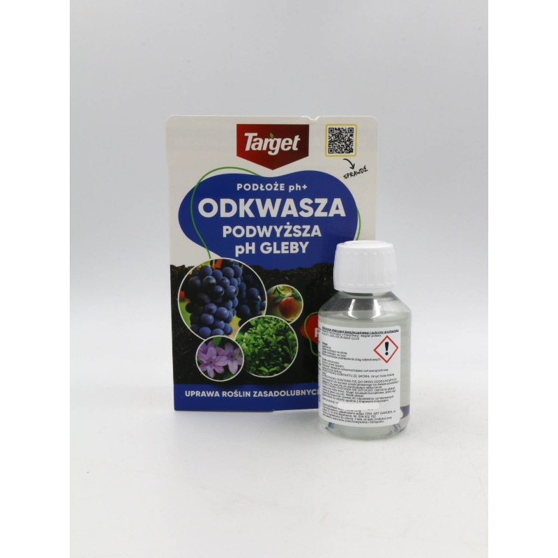 Podłoże pH+ – Odkwasza i Podwyższa pH Gleby – 100 ml Target