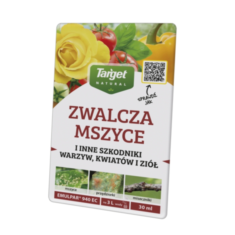 Emulpar 940 EC na szkodniki warzyw – mszyce, przędziorki, wciornastki i mączliki – 30 ml Target