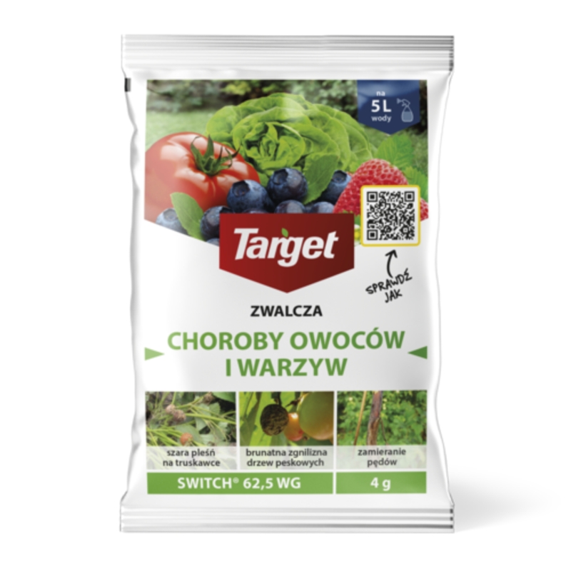 Switch 62,5 WG – Zwalcza Szarą Pleśń i Inne Choroby Warzyw i Owoców – 4 g Target