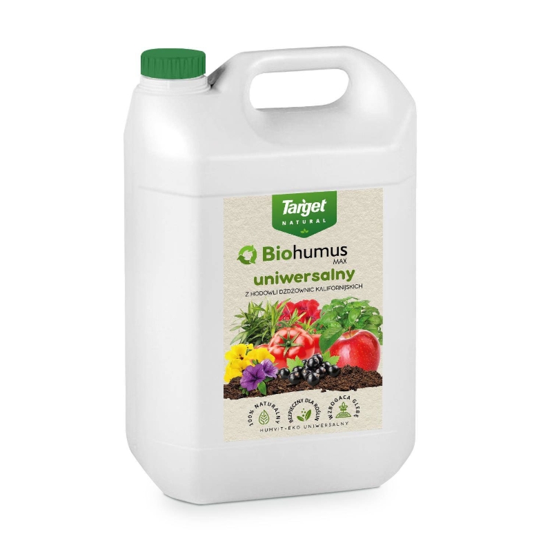Biohumus Max uniwersalny nawóz do warzyw, owoców, roślin doniczkowych i trawnika – 5 l Target