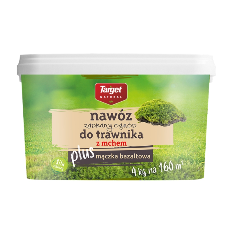 Nawóz Do Trawnika z Mchem – Z Mączką Bazaltową – 4 kg Target