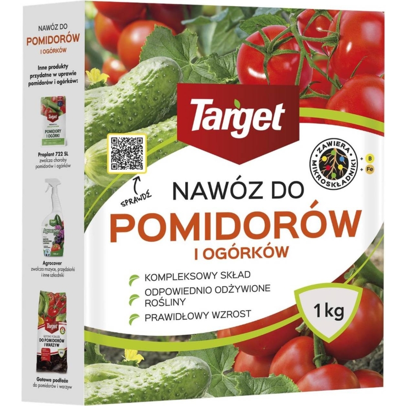 Nawóz Do Pomidorów i Ogórków z Mikroelementami – 1 kg Target