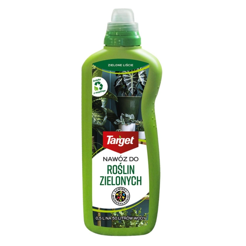 Nawóz do roślin zielonych w płynie – poprawia kolor liści – 0,5 l Target
