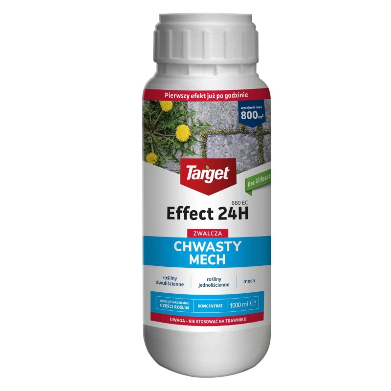 Effect 24h 680 EC na chwasty i mech – kwas nonanowy (pelargonowy) – 1000 ml Target
