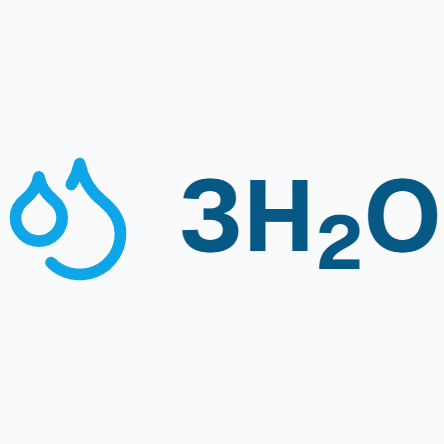 3H2O logo